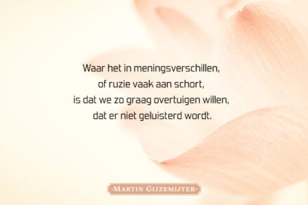 Meningsverschillen - dichtgedachten #670